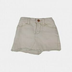 Old Navy Girls Cream Jean Skirt